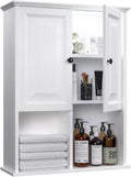 Wood Wall Mount Bathroom Cabinet With Light