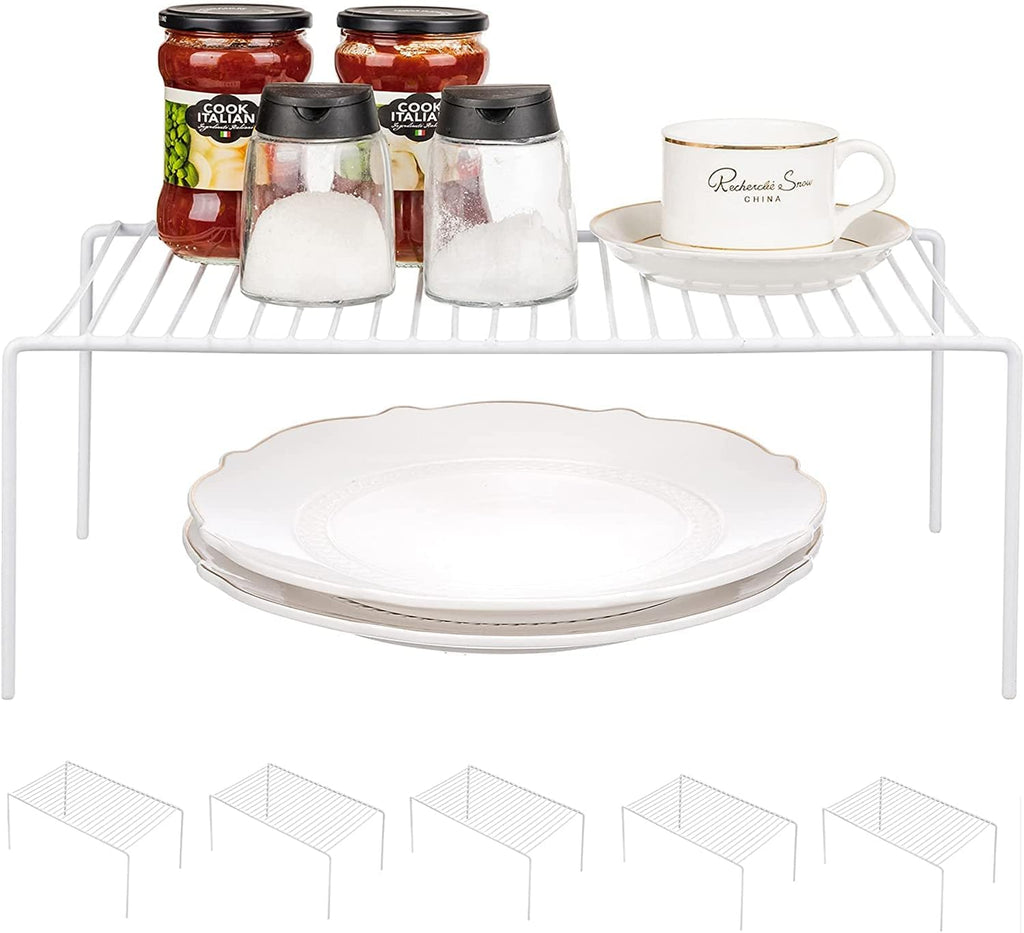 Metal Wire Cabinet Storage Shelf Set of 6