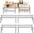 Stackable Metal Storage Shelf Set of 4