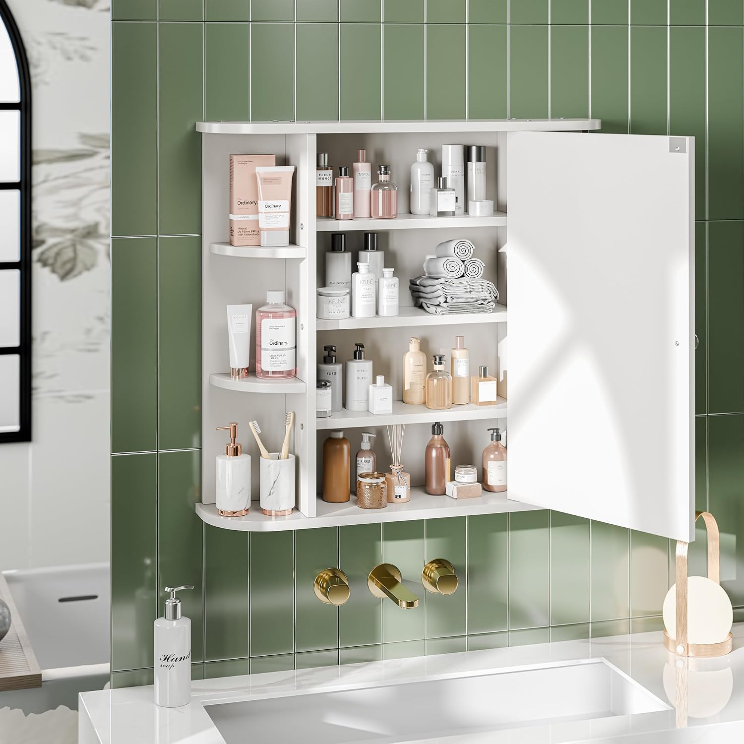 Wall Mounted Bathroom Mirror Cabinet