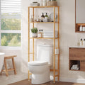 Bamboo Freestanding Over Toilet Shelves
