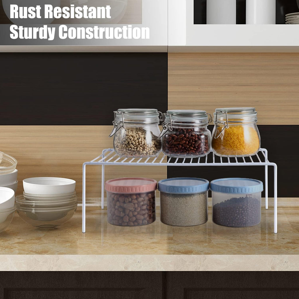 Metal Wire Cabinet Storage Shelf Set of 6