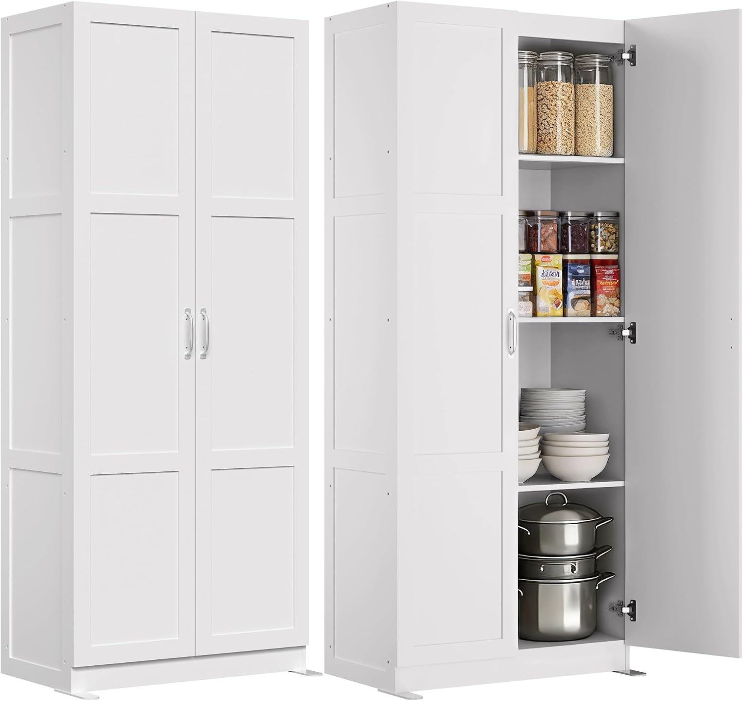 71" Tall Pantry Cabinet with Doors