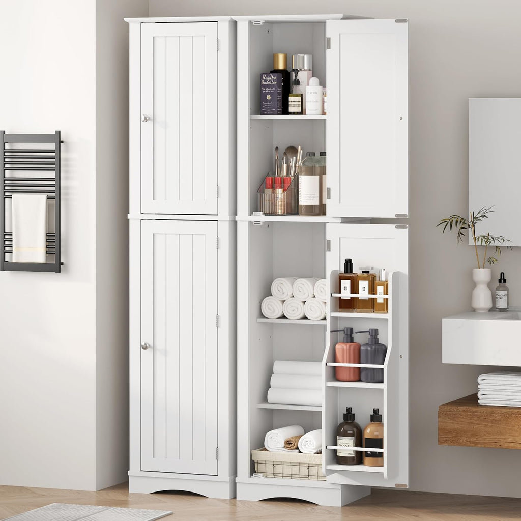 Freestanding Tall Storage Cabinet with Door