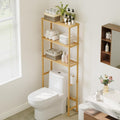 Bamboo Freestanding Over Toilet Shelf