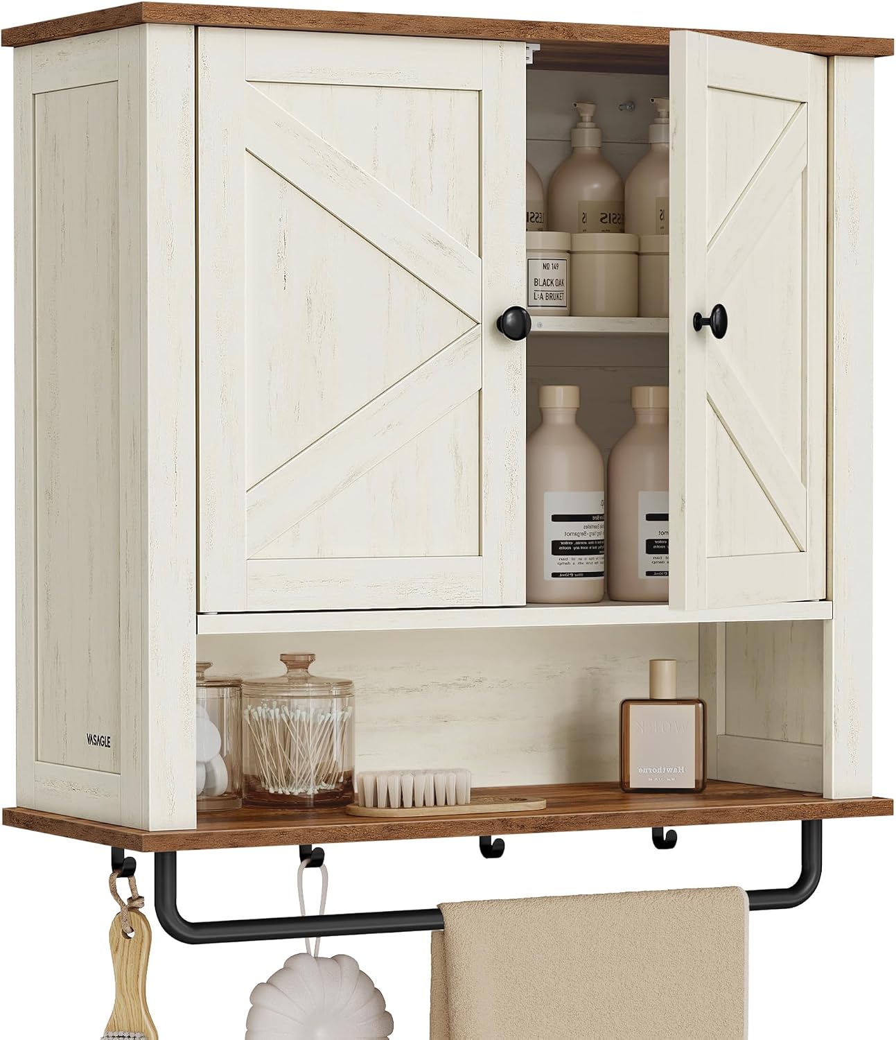 Farmhouse Wall Mount Bathroom Cabinet