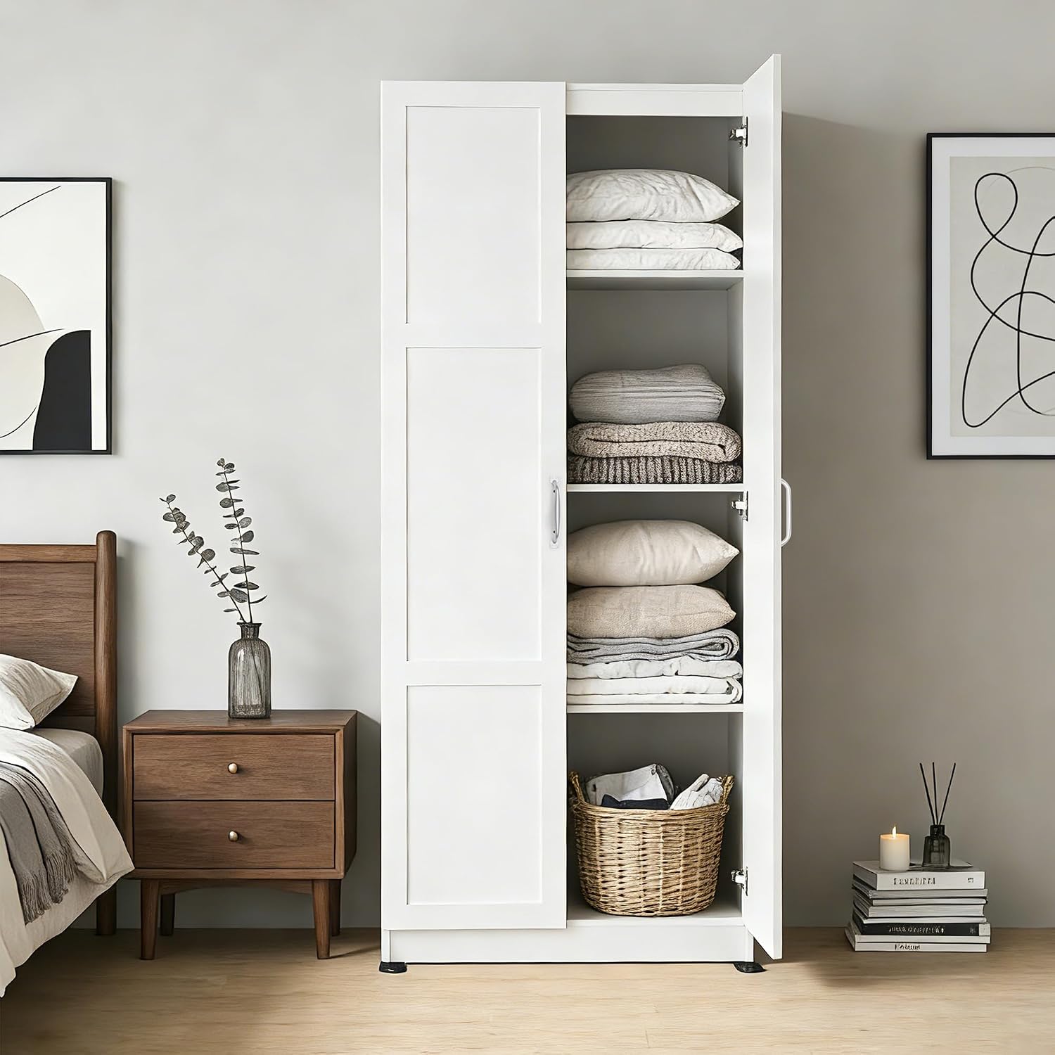 71" Tall Pantry Cabinet with Doors