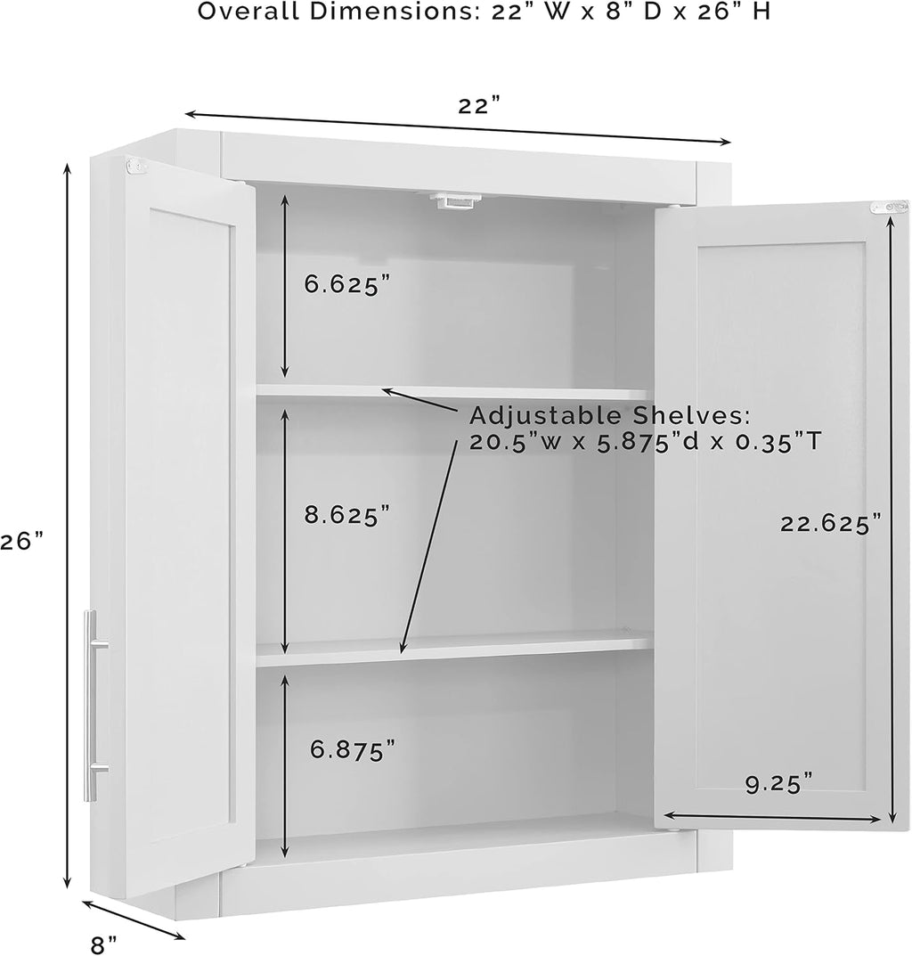 Wall Mount Bathroom Medicine Storage Cabinet
