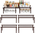 Stackable Metal Storage Shelf Set of 4