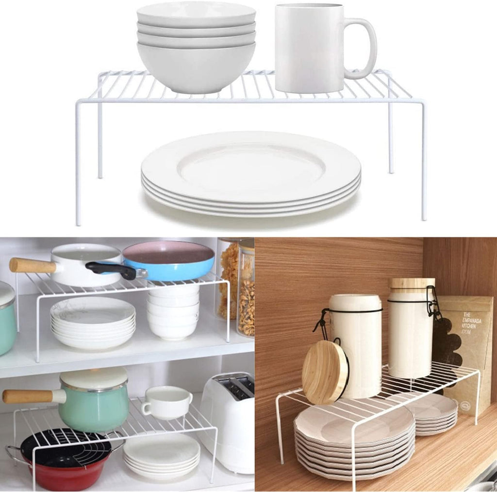 Metal Wire Cabinet Storage Shelf Set of 6