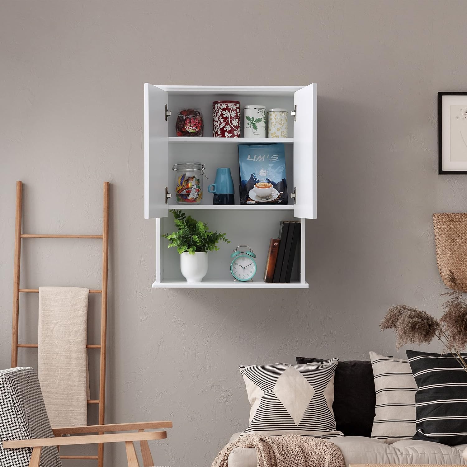 Wall Medicine Cabinet Over Toilet Storage