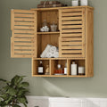Bamboo Wall Mount Bathroom Cabinet