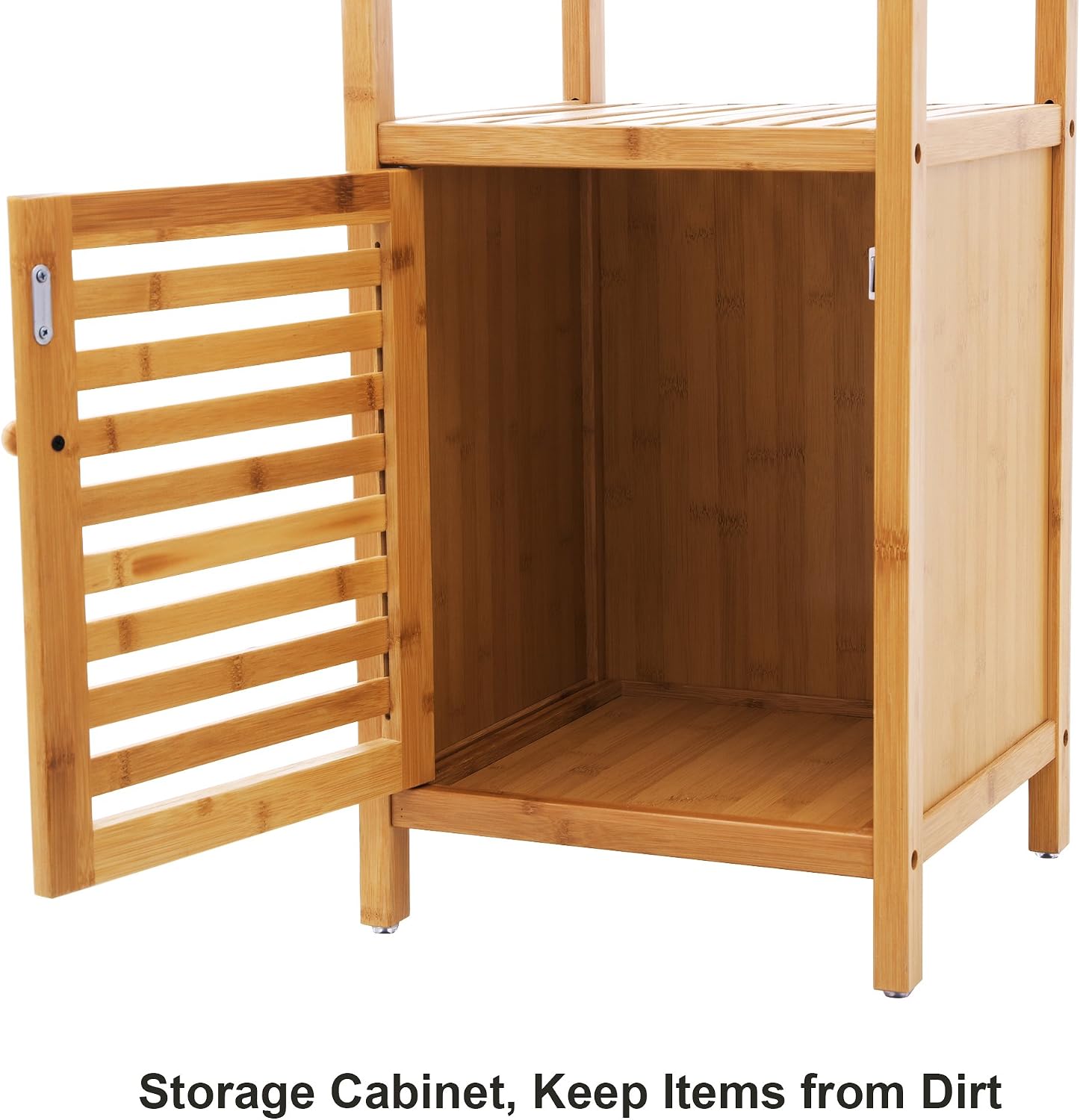 Bamboo Freestanding Bathroom Storage Rack