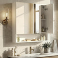 White Mirror Medicine Cabinet