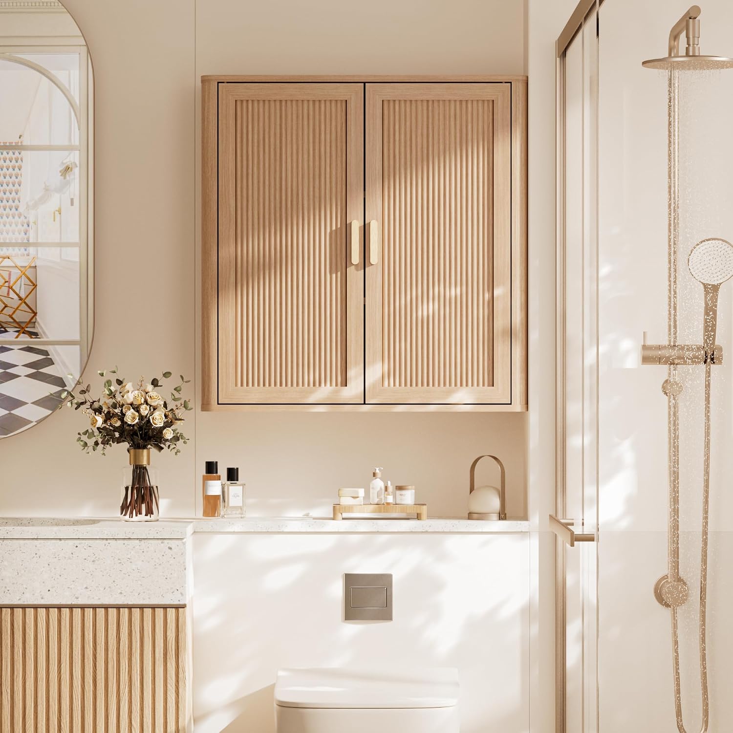 Over Toilet Bathroom Storage Cabinet