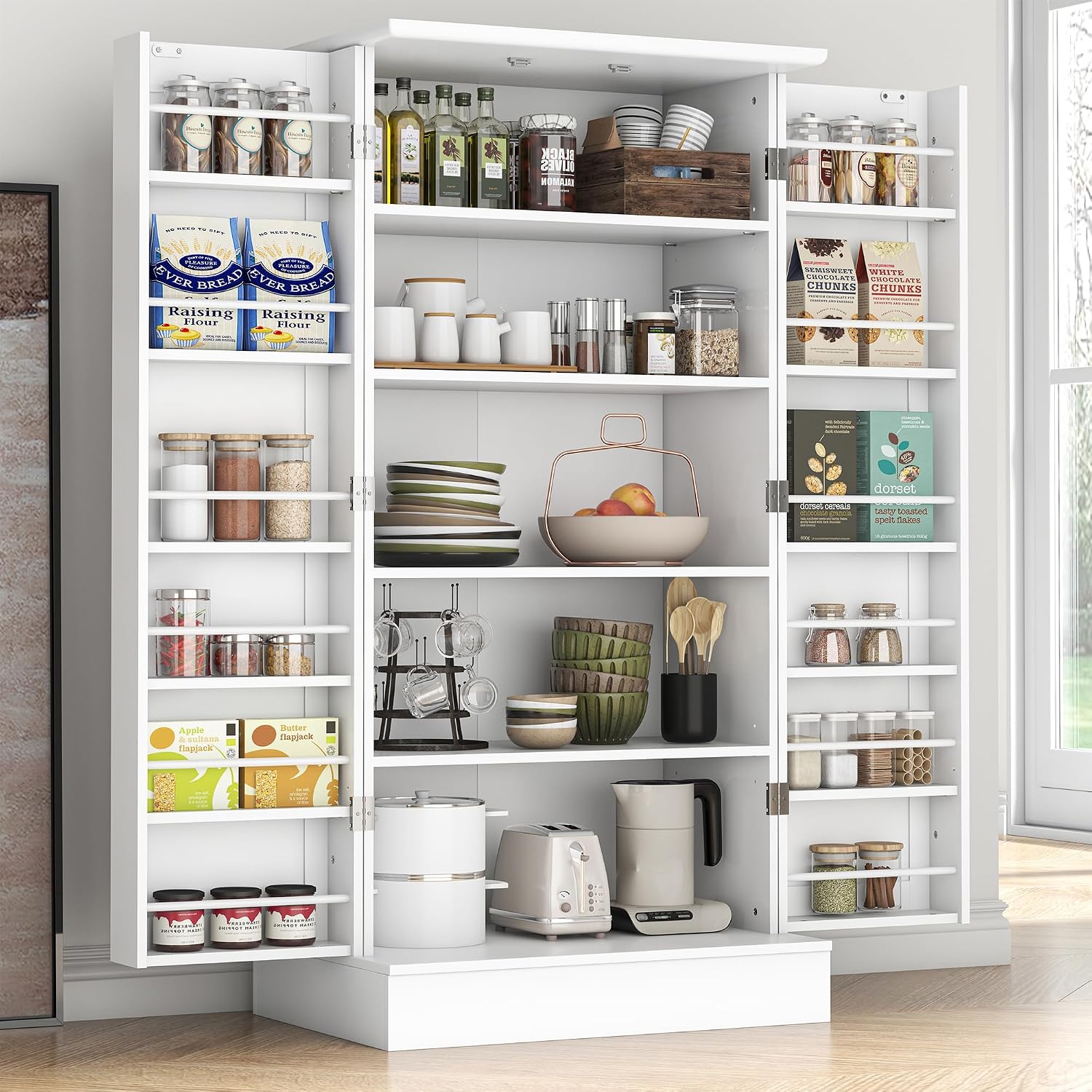 47" Freestanding Pantry Sideboard Cabinet