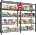 5 Tier Adjustable Metal Wire Storage Shelving