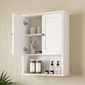 White Bathroom Wall Storage Cabinet