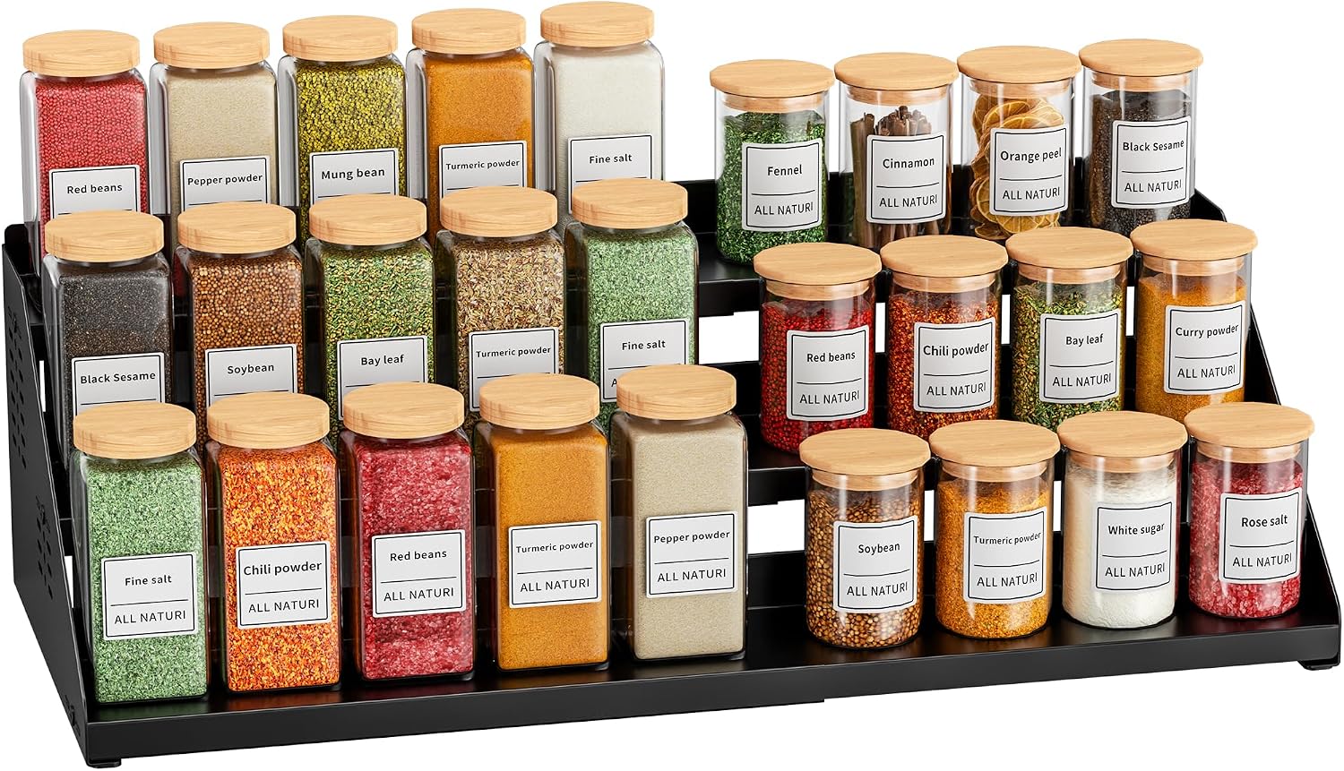 Metal Expandable Countertop Spice Rack