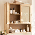 Rattan Bathroom Wall Cabinet
